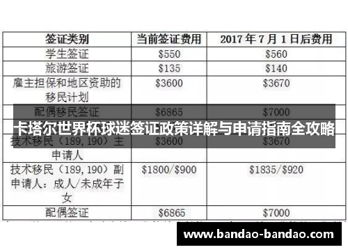 卡塔尔世界杯球迷签证政策详解与申请指南全攻略